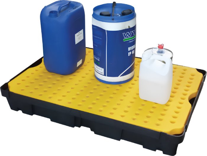 Cuvette de rétention : achat, normes et choix pour le stockage des liquides dangereux